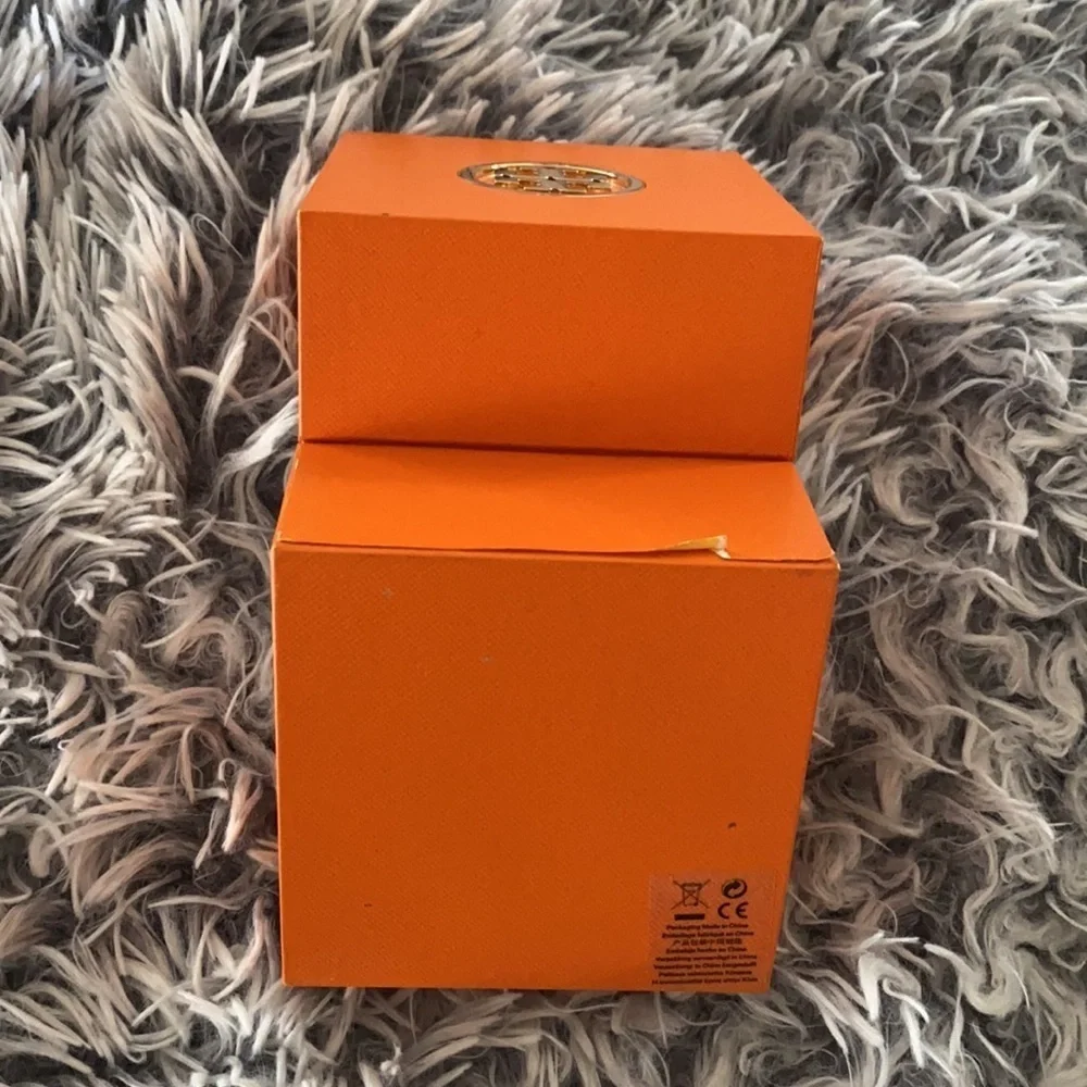 Tory Burch Watch Gold Tone Orange 37 Mm Style TRB1006